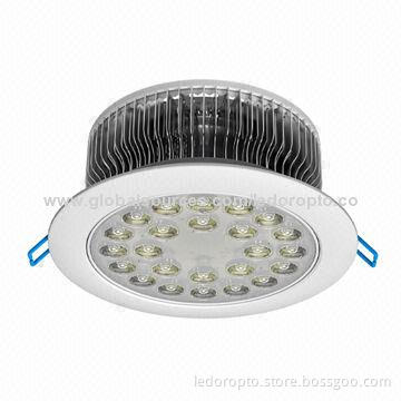 LD 24W LED Ceiling Light with 64 Pieces Aluminum Fins, Bridgelux/Epistar/EpiLEDs Chips